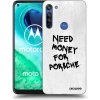 Picasee silikónový prehľadný obal pre Motorola Moto G8 - White Dollar Picasee silikónový prehľadný obal pre Motorola Moto G8 - White Dollar