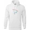 Zubárske tričko - kefka a jedlo - Mikina pánska Cape s kapucňou - 2XL ( Biela ) Zubárske tričko - kefka a jedlo - Mikina pánska Cape s kapucňou - 2XL ( Biela )