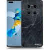 Picasee silikónový čierny obal pre Huawei Mate 40 Pro - Black marble Picasee silikónový čierny obal pre Huawei Mate 40 Pro - Black marble