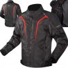 Pánska nepremokavá motocyklová bunda LS2 SEPANG červená + kukla Pánska nepremokavá motocyklová bunda LS2 SEPANG červená + kukla