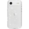 AppleKing transparentný kryt s trblietkami pre iPhone Air - strieborný