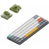 Nuphy Air60 V2 Bezdrôtová mechanická klávesnica Slim Lunar Gray Moss Nuphy Air60 V2 Bezdrôtová mechanická klávesnica Slim Lunar Gray Moss