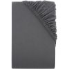 Livarno home Napínacia džersejová plachta 180-200x200 tmavosivá 100393361