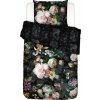 Posteľná bielizeň Fleur Festive s obliečkou na vankúš 70 x 90 cm zapínanie na zips 140 x 200 cm čierna Posteľná bielizeň Fleur Festive s obliečkou na vankúš 70 x 90 cm zapínanie na zips 140 x 200 cm čierna