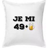 Je mi 50 pivo - Vankúš 50x50 - 50x50 - Iba poťah ( Biela ) Je mi 50 pivo - Vankúš 50x50 - 50x50 - Iba poťah ( Biela )