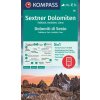 Sextner Dolomiten, Dolomiti di Sesto (Kompass - 58) - turistická mapa Sextner Dolomiten, Dolomiti di Sesto (Kompass - 58) - turistická mapa