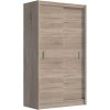 | Šatní skriňa SAPHIRA 150x215 cm s posuvnými dverami dub sonoma | MT0004 | Šatní skriňa SAPHIRA 150x215 cm s posuvnými dverami dub sonoma | MT0004