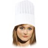 Papierová kuchárska čiapka 10 ks - biela Papierová kuchárska čiapka 10 ks - biela