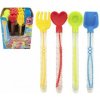 Bublifuk 70ml trubica 28cm s náradím na piesok plast 4 druhy Bublifuk 70ml trubica 28cm s náradím na piesok plast 4 druhy