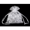 Darčekové vrecúško 9x11 cm organza - 10 ks 1 biela Darčekové vrecúško 9x11 cm organza - 10 ks 1 biela