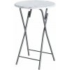 DB Garden Cateringový skladací barový stôl MARLE 60 cm mramorovo biely DB Garden Cateringový skladací barový stôl MARLE 60 cm mramorovo biely