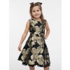 Zlato-čierne dievčenské kvetované šaty ORSAY 3-4 years Zlato-čierne dievčenské kvetované šaty ORSAY 3-4 years