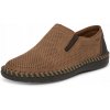 Pánske mokasíny Rieker B2460-25 BROWN hnedé, dierované, KOŽENÉ VEĽ.46 Pánske mokasíny Rieker B2460-25 BROWN hnedé, dierované, KOŽENÉ VEĽ.46