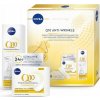 Sada kozmetických prípravkov na tvár Nivea Q10 Anti Wrinkle denný krém 50 ml + krém pod oči 15 ml Sada kozmetických prípravkov na tvár Nivea Q10 Anti Wrinkle denný krém 50 ml + krém pod oči 15 ml