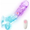 SuperLove LED Vibrating Dildo with Balls & Remote Medium SuperLove LED Vibrating Dildo with Balls & Remote Medium