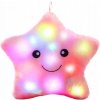 PLYŠOVÝ VANKÚŠ HVIEZDA S LED PODSVIETENÍM RUŽOVÝ PLYŠOVÝ VANKÚŠ HVIEZDA S LED PODSVIETENÍM RUŽOVÝ