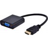 Gembird Adapter HDMI-A - VGA (M/F), černý A-HDMI-VGA-04 Gembird Adapter HDMI-A - VGA (M/F), černý A-HDMI-VGA-04