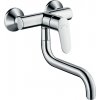 Hansgrohe Focus M41 – Kuchynská páková batéria na stenu, spodný výtok, 1jet, chróm 31825000 Hansgrohe Focus M41 – Kuchynská páková batéria na stenu, spodný výtok, 1jet, chróm 31825000