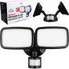 Nástenné LED svetlo s PIR senzorom 20 W, 1500 lm, IP65, neutrálna biela 4000 K, čierne Nástenné LED svetlo s PIR senzorom 20 W, 1500 lm, IP65, neutrálna biela 4000 K, čierne