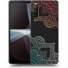 Picasee silikónový čierny obal pre Sony Xperia 10 III - Kvetinový vzor Picasee silikónový čierny obal pre Sony Xperia 10 III - Kvetinový vzor