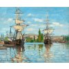 Lode na Seine v Rouenu 50x60cm (1872-1873) - Claude Monet Lode na Seine v Rouenu 50x60cm (1872-1873) - Claude Monet