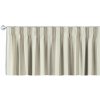 Dekoria Krátky záves na riasiacej páske, beżowo-białe pionowe pasy, 390 x 40 cm, Quadro, 143-93 Dekoria Krátky záves na riasiacej páske, beżowo-białe pionowe pasy, 390 x 40 cm, Quadro, 143-93
