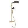 Hansgrohe Raindance Alive S Puro - Showerpipe 300 1jet EcoSmart+, s termostatom Ecostat Element, kartáčovaný bronz 24594140 Hansgrohe Raindance Alive S Puro - Showerpipe 300 1jet EcoSmart+, s termostatom Ecostat Element, kartáčovaný bronz 24594140