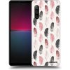 Picasee silikónový prehľadný obal pre Sony Xperia 10 IV 5G - Pírka 2 Picasee silikónový prehľadný obal pre Sony Xperia 10 IV 5G - Pírka 2