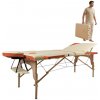 Masážne lehátko inSPORTline Japane 195x70x62-84 cm 3-dielne drevené Farba čierna Masážne lehátko inSPORTline Japane 195x70x62-84 cm 3-dielne drevené Farba čierna
