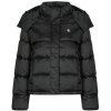 Calvin Klein Jeans Bundy SHINY MONOLOGO ND SHORT PUFFER Čierna Calvin Klein Jeans Bundy SHINY MONOLOGO ND SHORT PUFFER Čierna