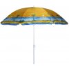 HAPPY GREEN Slunečník plážový 180 cm, mix barev