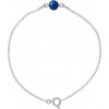 jantario Strieborný náramok s korálkou z lapis lazuli 105059 16,5mm jantario Strieborný náramok s korálkou z lapis lazuli 105059 16,5mm