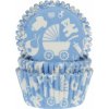 Cakesupplies Papierové košíčky na pečenie Baby Shower - modré 50 ks Cakesupplies Papierové košíčky na pečenie Baby Shower - modré 50 ks