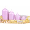 Nohel Garden Sviečky adventné STUPŇOVITÉ perleťové d4,5x5/7/9/11cm 4ks Nohel Garden Sviečky adventné STUPŇOVITÉ perleťové d4,5x5/7/9/11cm 4ks