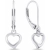 Brilio Silver Romantické strieborné náušnice Srdiečka EA729W Brilio Silver Romantické strieborné náušnice Srdiečka EA729W