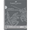 FABER-CASTELL Špirálový zošit A4 štvorčekový perforovaný dierovaný 80 listov