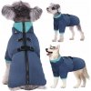 ADZ1UBR4 Kabát pre psa Vodotesné zimné oblečenie pre psov modrá veľkosť L ADZ1UBR4 Kabát pre psa Vodotesné zimné oblečenie pre psov modrá veľkosť L