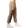 Nebbia Volné baggy tepláky s kapsami GYM BRO 365 hnědé - XXL Nebbia Volné baggy tepláky s kapsami GYM BRO 365 hnědé - XXL