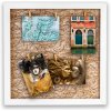 Fotorámik na 6 fotiek 10x15 so štipcami Gitter gold Fotorámik na 6 fotiek 10x15 so štipcami Gitter gold
