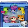 LITTLEST PET SHOP FIGÚRKY ZVIERATKÁ 6 FIGÚROK TIGER DINOSAURUS PSÍK OPICA LITTLEST PET SHOP FIGÚRKY ZVIERATKÁ 6 FIGÚROK TIGER DINOSAURUS PSÍK OPICA