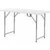 Skladací piknikový stôl 122x60x48/61/74 cm pre 4-6 dospelých osôb, plastový Skladací piknikový stôl 122x60x48/61/74 cm pre 4-6 dospelých osôb, plastový