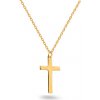 iZlato Forever Jemný zlatý náhrdelník s krížikom IZ26642