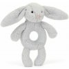 Detské plyšové hrkálka Baby Jellycat - Hrkálka Bashful Silver Bunny uni Detské plyšové hrkálka Baby Jellycat - Hrkálka Bashful Silver Bunny uni