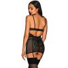 Dámska súprava Obsessive čierne (Basitta chemise) S Dámska súprava Obsessive čierne (Basitta chemise) S