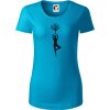 Yoga strom - Dámske tričko z organickej bavlny Origin (GOTS) - XL ( Svetlý tyrkys ) Yoga strom - Dámske tričko z organickej bavlny Origin (GOTS) - XL ( Svetlý tyrkys )