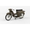 Abrex Jawa 50 Pionýr typ 20 (1967) 1:18 - Zelená Vojenská Abrex Jawa 50 Pionýr typ 20 (1967) 1:18 - Zelená Vojenská