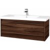 Dreja Kúpeľňová skrinka BONO SZZ 100 (umývadlo Harmonia) - D06 Orech / Úchytka T34 / D06 Orech Dreja Kúpeľňová skrinka BONO SZZ 100 (umývadlo Harmonia) - D06 Orech / Úchytka T34 / D06 Orech