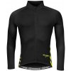 Force SPIKE čierno-fluo cyklodres - dlhý rukáv - L Force SPIKE čierno-fluo cyklodres - dlhý rukáv - L