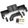Traxxas Chassis tray/driveshaft clamps/fuel filler (black) Traxxas Chassis tray/driveshaft clamps/fuel filler (black)