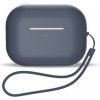 Hurtel Silicone Case puzdro pre AirPods 1 / 2 so šnúrkou na zápästie 9145576279083 Hurtel Silicone Case puzdro pre AirPods 1 / 2 so šnúrkou na zápästie 9145576279083